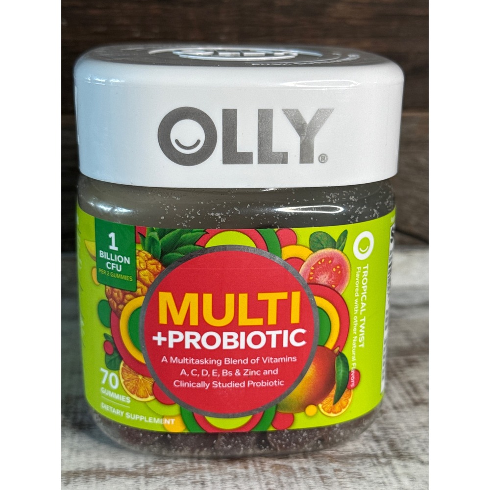 Olly Multi Probiotic Vitamin Gummies 70ct Blend Berry Flavor Sealed MSRP $16
